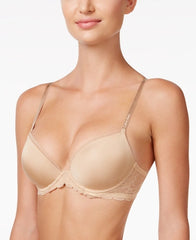 Calvin Klein Seductive Comfort Lace Demi Bra Idyllic Nude