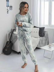 Camisa Gray Tie-Dye Sweatshirt & Pocket Joggers