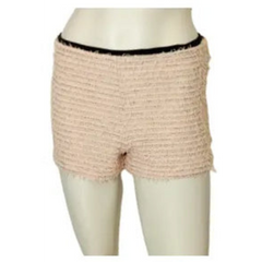 Millau Girls’ Peach/Silver Shorts with Side Zipper