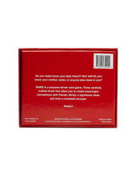 We're Not Really Strangers Card Game