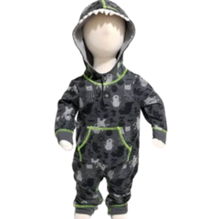 Cat & Jack Grey Happy Monster Onesie