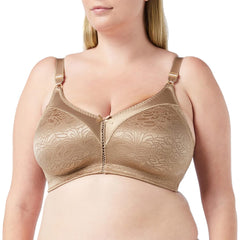 Bali Double Support Spa Closure Wire Free Bra Light Beige