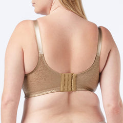 Bali Double Support Spa Closure Wire Free Bra Light Beige
