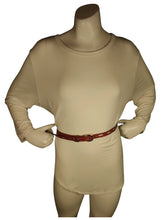 Diva General Golden Brown Pleather Metal Stud Belt with Buckle – Stylish & Adjustable (.5" x 40")