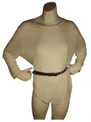 Diva General Brown Pleather Metal Stud Belt .5"x40.25" Stylish Waist Belt with Classic Buckle