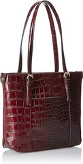 Anne Klein Red Crocodile Shoulder Bag