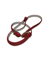 Diva General Red Pleather Belt 3/8"x22.75" Stylish Waist Belt with Adjustable Decorative Buckle
