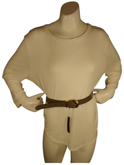 Lauren cream/grey belt