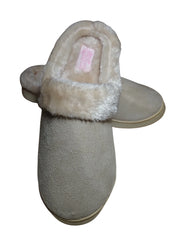 Paquerette Oatmeal Fuzzy-Lined Slippers - Cozy Size 7/8 M House Shoes for Comfort