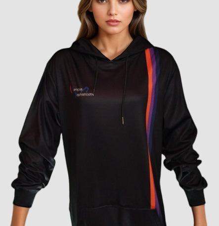 black hoodie female