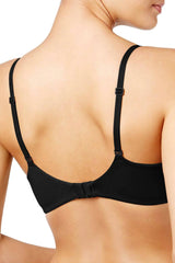Calvin Klein Full-Coverage Scallop-Trim Bra Black