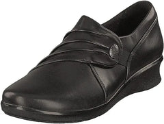 Clarks Hope Roxanne Black Slip on Loafers