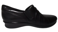 Clarks Hope Roxanne Black Slip on Loafers