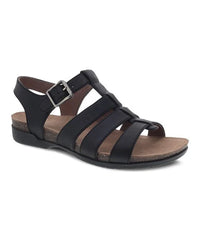 Dansko Black Oiled Roni Leather Sandal