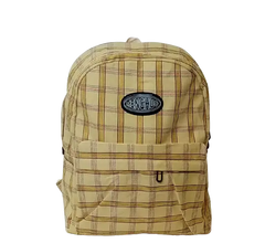 Diva General Collection Meng Huo Tan Plaid Backpack