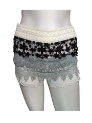 Diva General Collection Multi Lace Women's Shorts - Medium