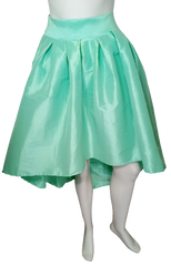 Cleo Apparel Teal Women's Skirt with Ribbon - Small