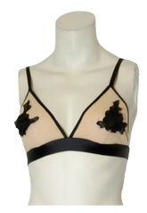 Emory Park Black & Tan Flower Bralette