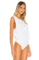 white shapewear bodysuit