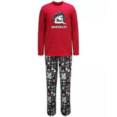 Family Pajamas Holiday Men's Cabin Patchwork Pajamas Set