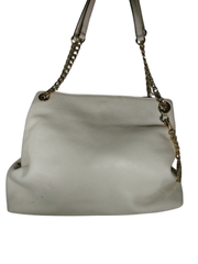 Michael Kors Cream Leather Shoulder Bag - preowned