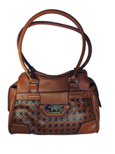 Rosetti Golden Brown/Brown Pleather Handbag