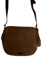 Lauren Ralph Lauren Brown Suede Crossbody