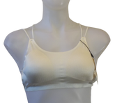 Ruibao White Wire-Free Bra