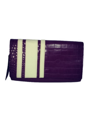 Circus by Sam Edelman Burgundy/Cream Pleather Wallet - pre-owned