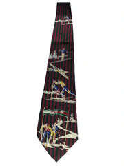 Tommy Hilfiger 100% Silk Tie for Men – 3.875" Classic Neckwear Made in USA