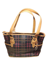 Giani Bernini Plaid Block Signature Tote Bag