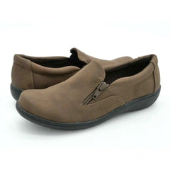 Hush Puppies Dark Brown Joella Faux Leather Loafer