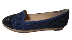 INC Ellipse Blue Slip on Sandal