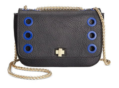 INC International Concepts Korra Crossbody Black & Blue