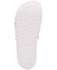 INC International Concepts Rainbow Rubber Slide Slippers