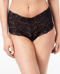INC International Concepts Lace Boyshort Midnight Black
