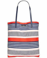 Kate Spade New York Bon Shopper Striped Tote Pink & Navy