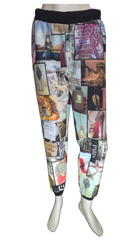 Cleo Apparel Women’s Multi French Scenery Pant, Size Large