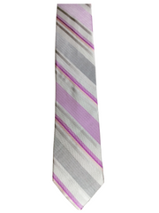 Purple/White Calvin Klein Tie