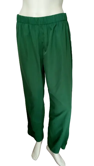 CooRun Women’s Green Windbreaker Pant, Size XL