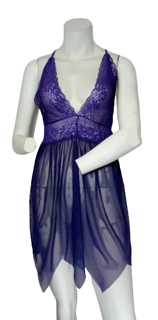 Diva General Collection Women’s Purple Lingerie Teddy (No Panty), Size XXXL