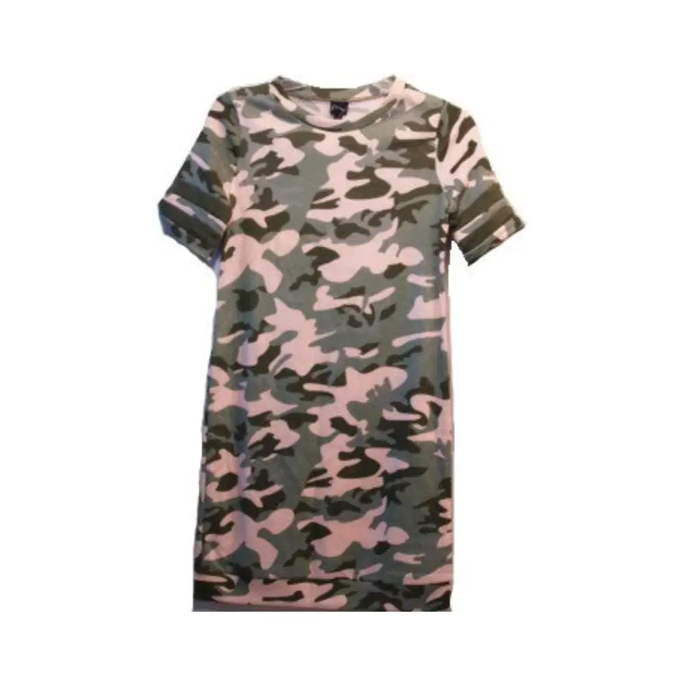 Art Class Girls’ Camouflage Colors Dress, Size L (10-12)