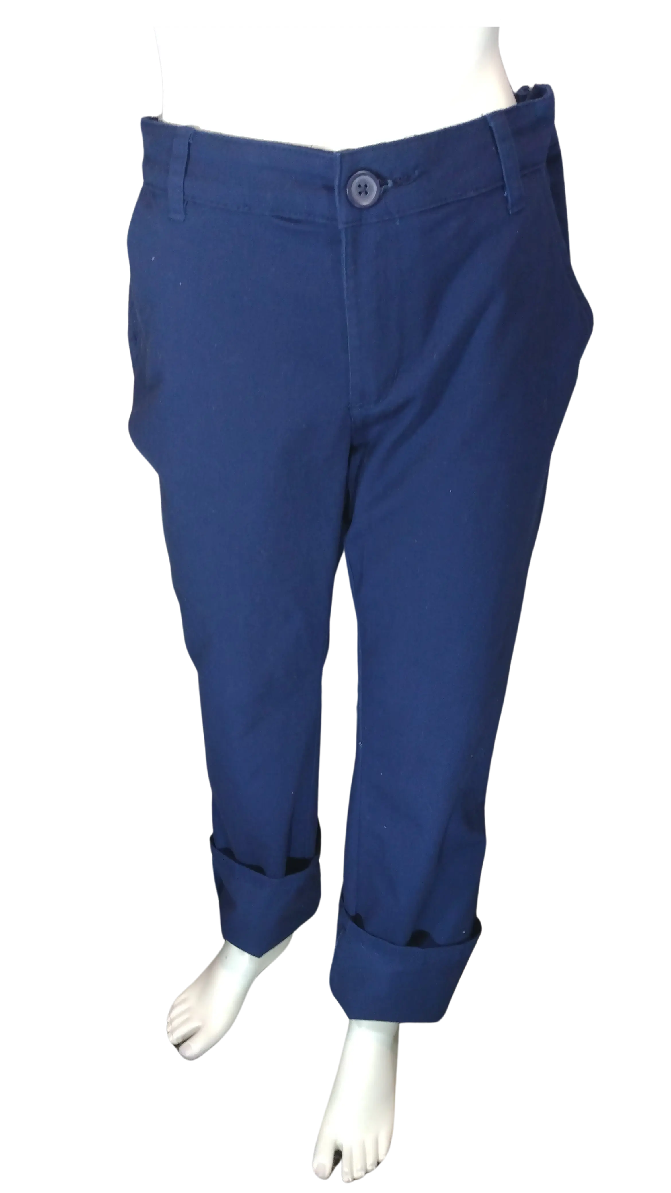 Cat & Jack Girls’ Blue Stretch Bootcut Adjustable Pant, Size 14