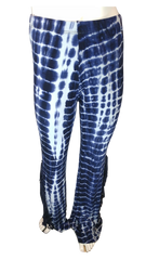 Yoyo 5 Girls’ Blue Tie Dye Fringed Pant, Size Medium