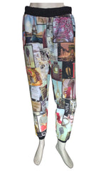 Cleo Apparel Women’s Multi French Scenery Pant, Size Medium