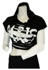 Cleo Apparel Women’s Black Paris Hoodie, Size Medium