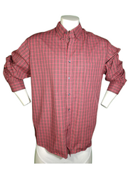 Club Room Red Plaid Dress Shirt