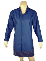 Alfani men's blue dress shirt