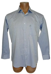 Alfani Men’s Indigo Regular Fit Shirt, Size Medium (15 32-33)