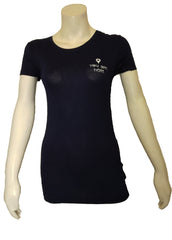 Zenana Outfitters Girls’ Navy “MapQuest” Short Sleeve Shirt, Size Medium